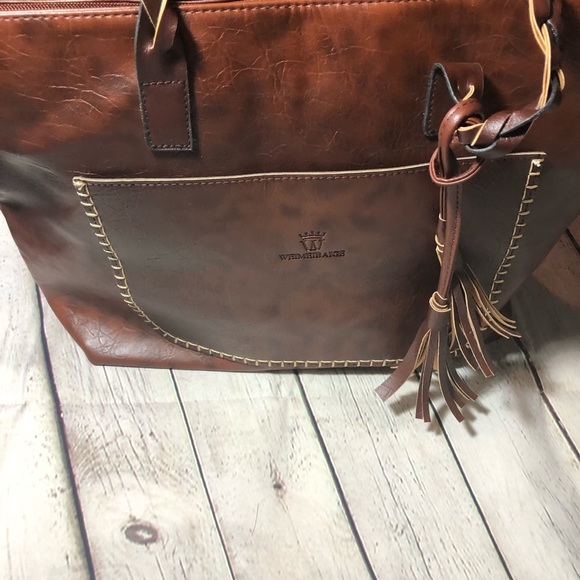 Weimeibaige Oversized PU Leather Tote - Picture 6 of 8